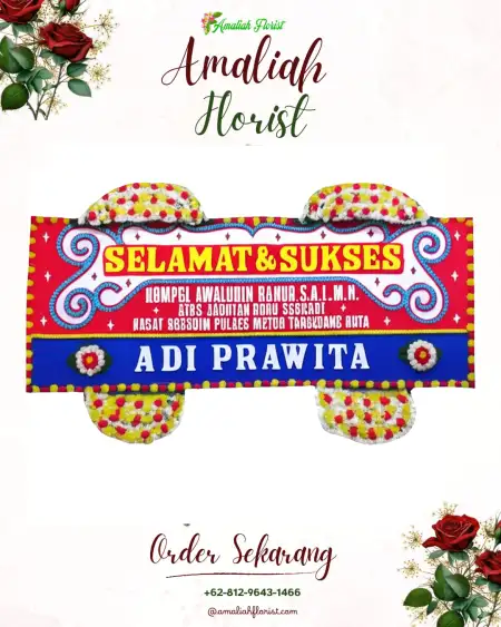 Papan Bunga Ucapan Selamat Giring